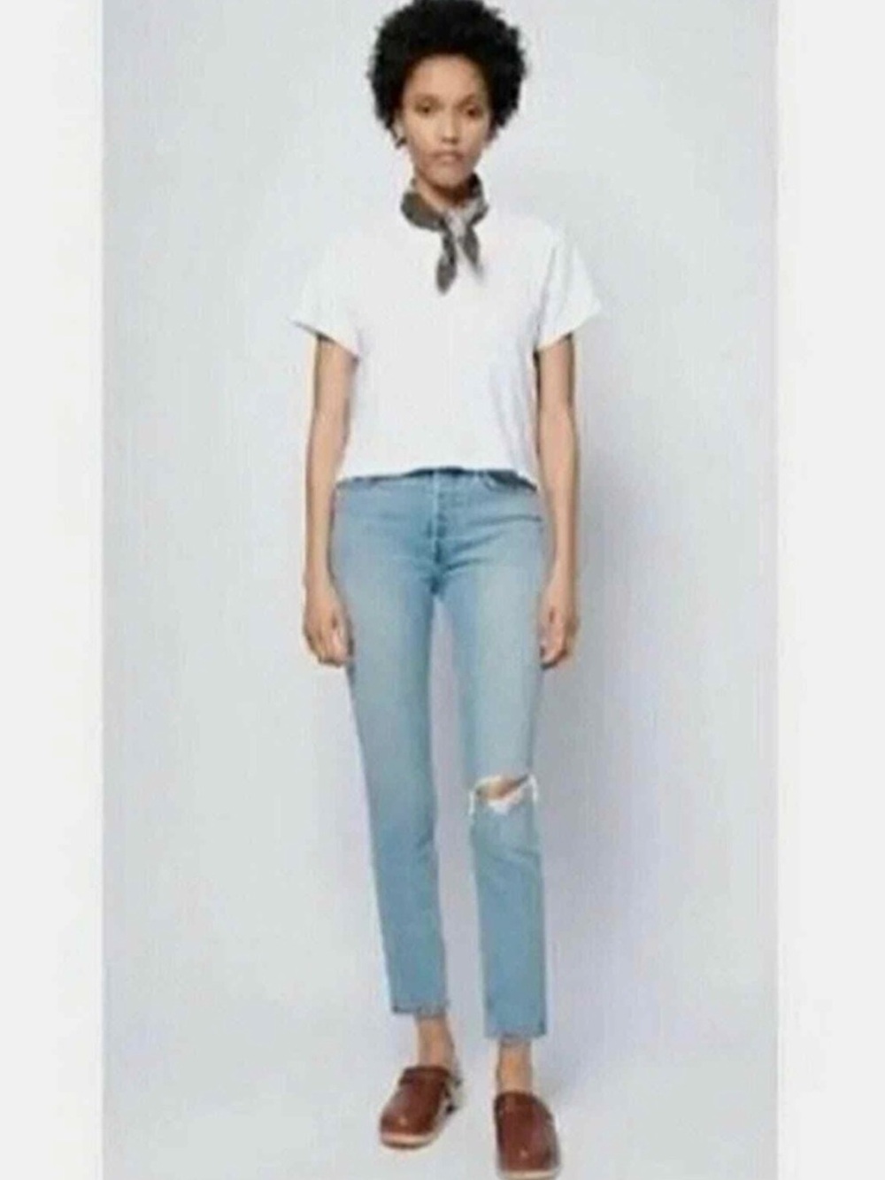 Re/Done 90’s High Rise Ankle Crop Jeans